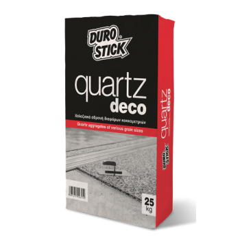 Durostick Quartz Deco Λευκό Χαλαζιακά αδρανή διαφόρων κοκκομετριών 20 kg
